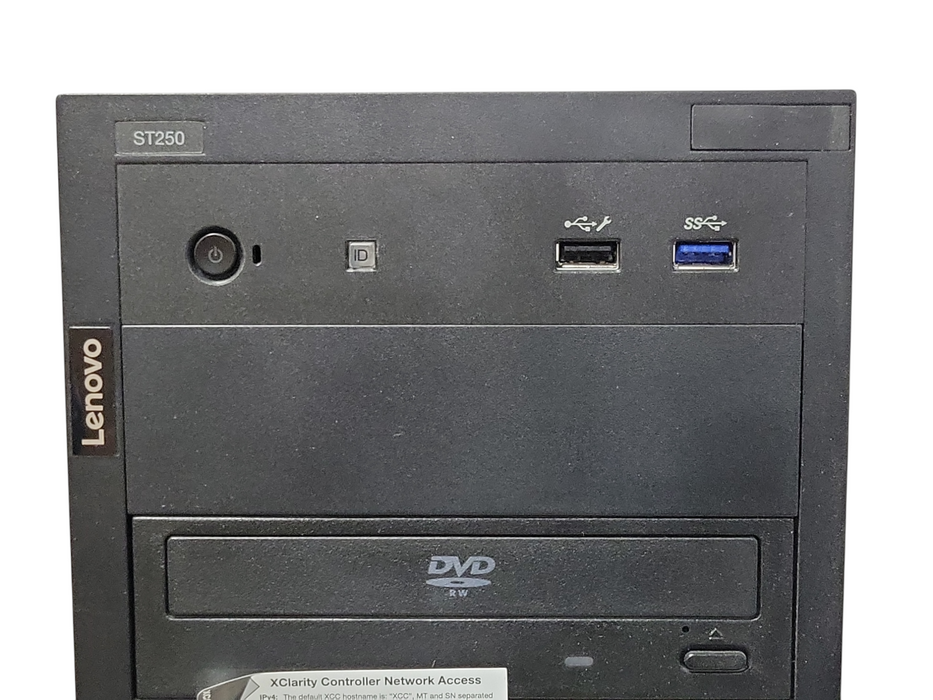 Lenovo ThinkSystem ST250 Xeon E-2174G 3.80GHz 56GB DDR4 2x PSU, 530-8i _