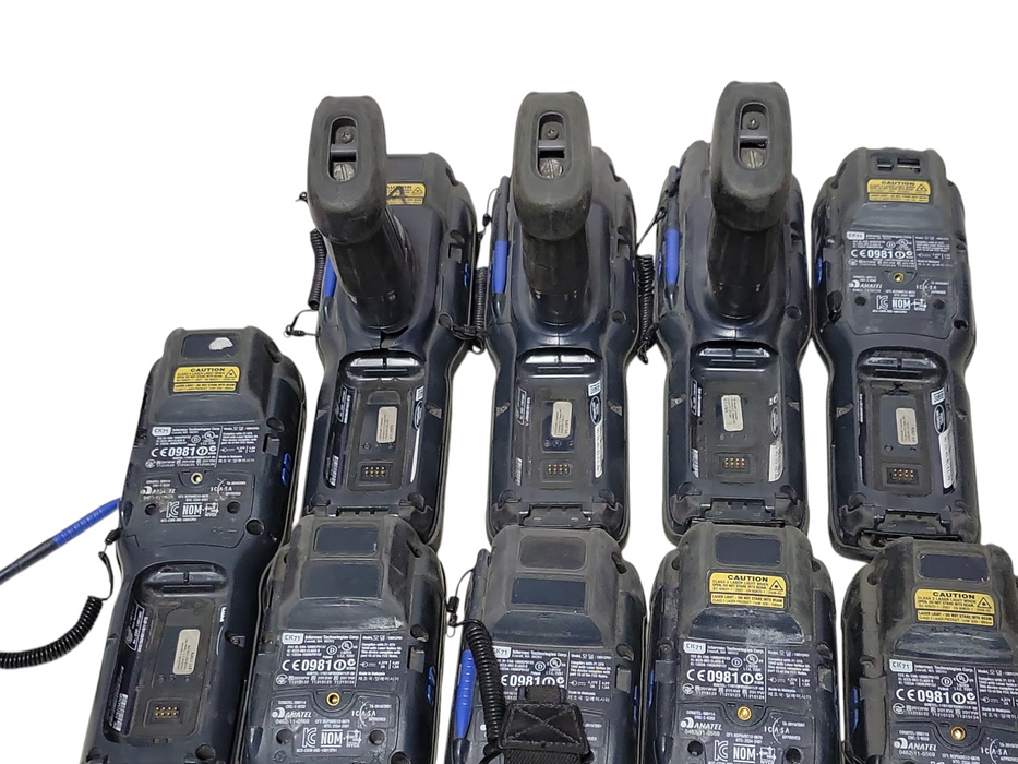 Lot of 9x Intermec CK71AA4MN00W1400 barcode scanners, no battery, READ _