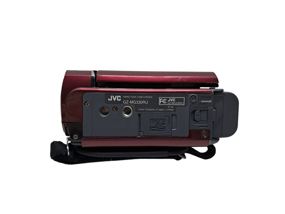 JVC Everio Hard Disc Camcorder GZ-MG330RU 30GB RED w/ Bag & PWR )