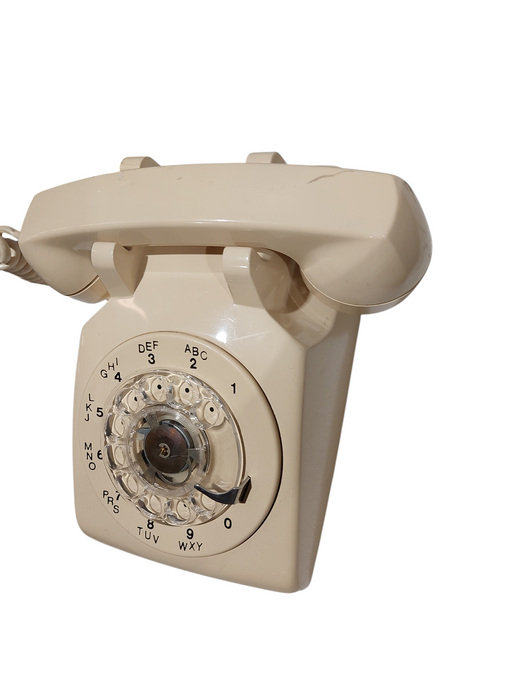 Northern Telecom Beige Rotary Dial Telephone  =