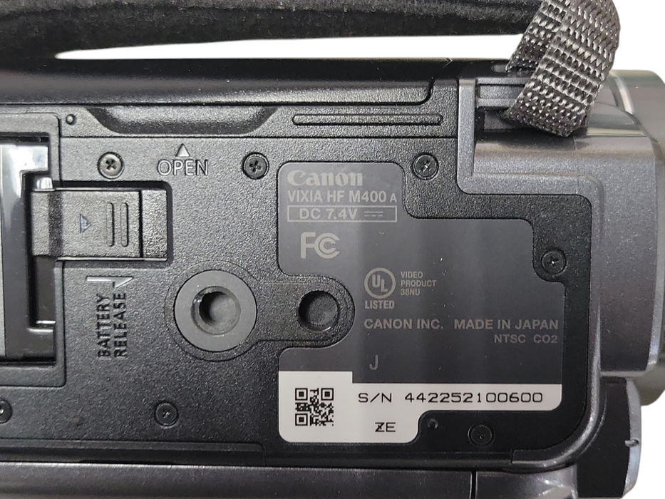 Canon VIXIA HFM400 Full HD CMOS PRO Camcorder , READ _