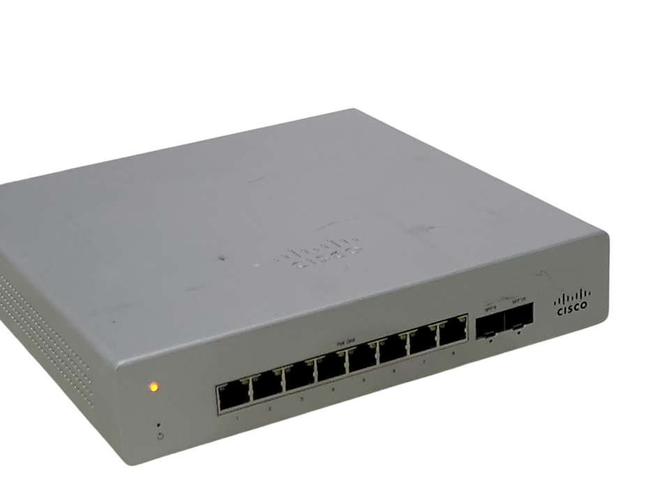 Unclaimed Cisco Meraki MS120-8FP-HW 8-Port PoE Managed Switch _