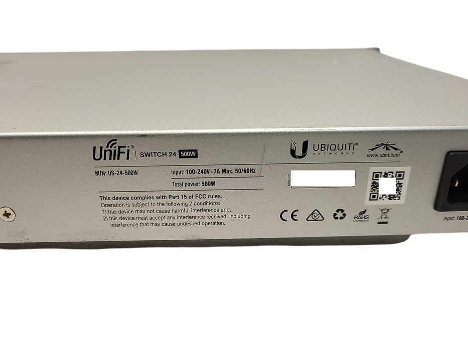 Ubiquiti Switch 24 500W (US-24-500W) | 24-Port PoE Gigabit Switch READ $