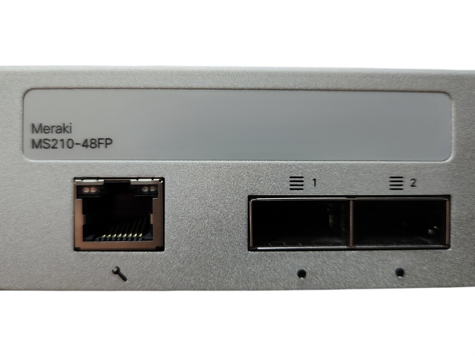Cisco Meraki MS210-48FP-HW 48-Port Gigabit PoE+ 4xSFP Switch, Unclaimed