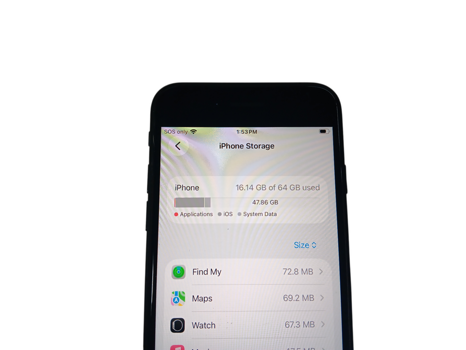 Apple iPhone SE 3 - 64GB - Black [A2595]
