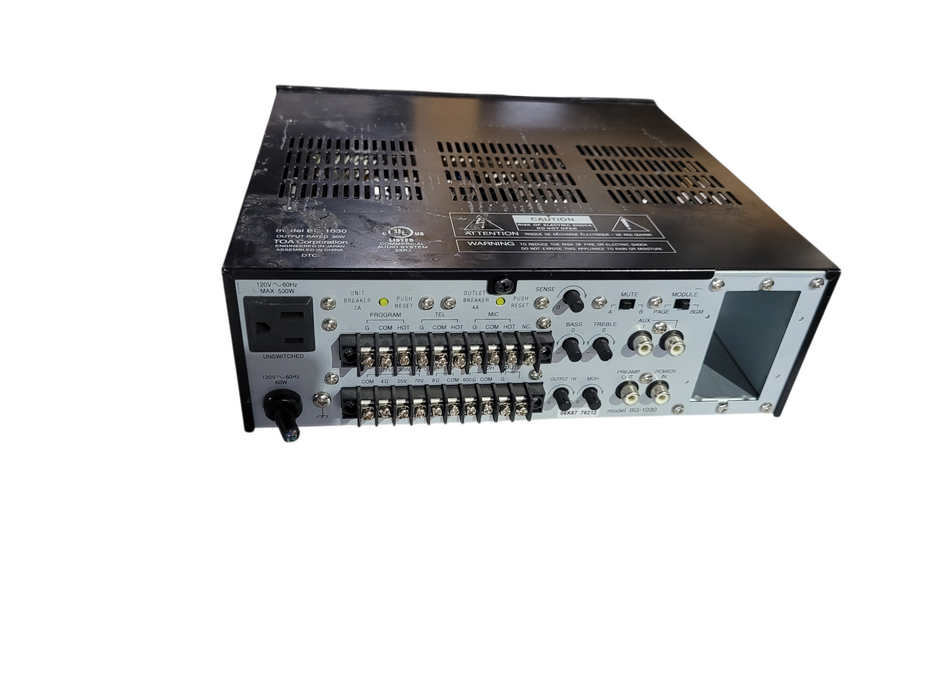 TOA Integrated Amplifier BG-1030