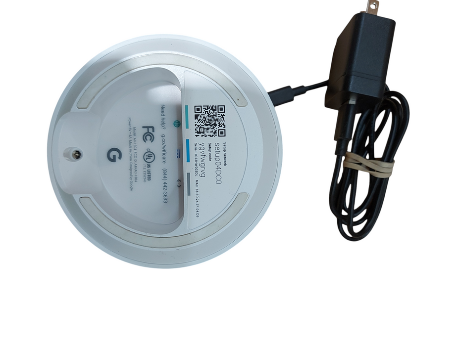 Lot 3x Google Wifi Model AC-1304 Whole Home Mesh Wi-Fi System