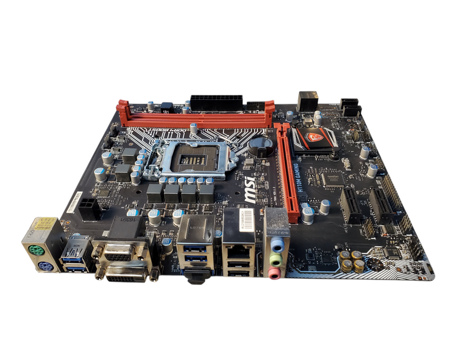 MSI H110M PRO-VD Socket LGA1151 DDR4 MicroATX Motherboard with I/O Shield