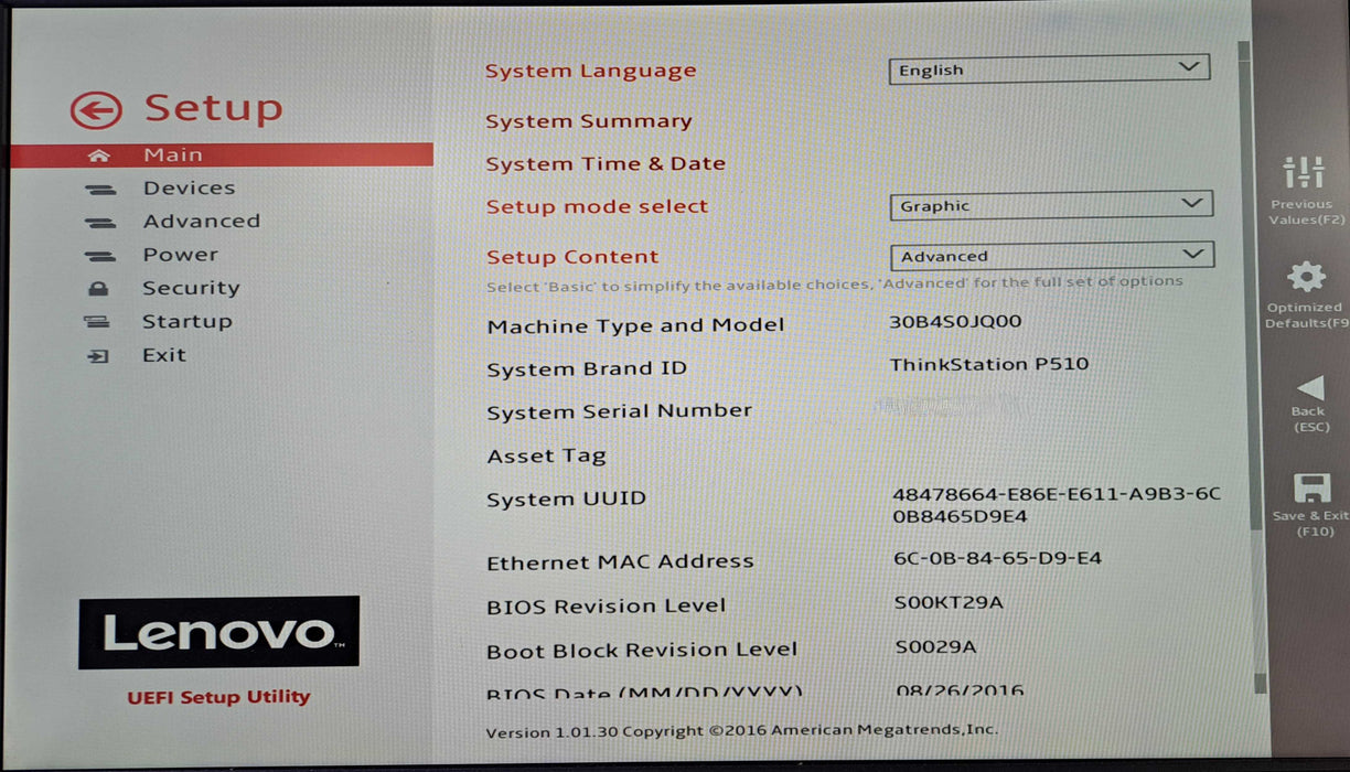 Lenovo ThinkStation P510 | Xeon E5-1620 v4, 32GB DDR4, GTX 750 Ti, No HDD )