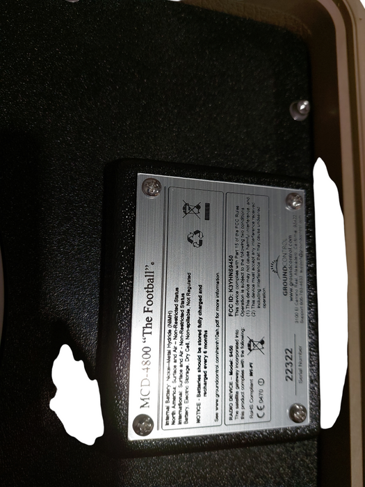 Ground Control MCD-4800 Global Satellite Hotspot The Football wi‑fi =