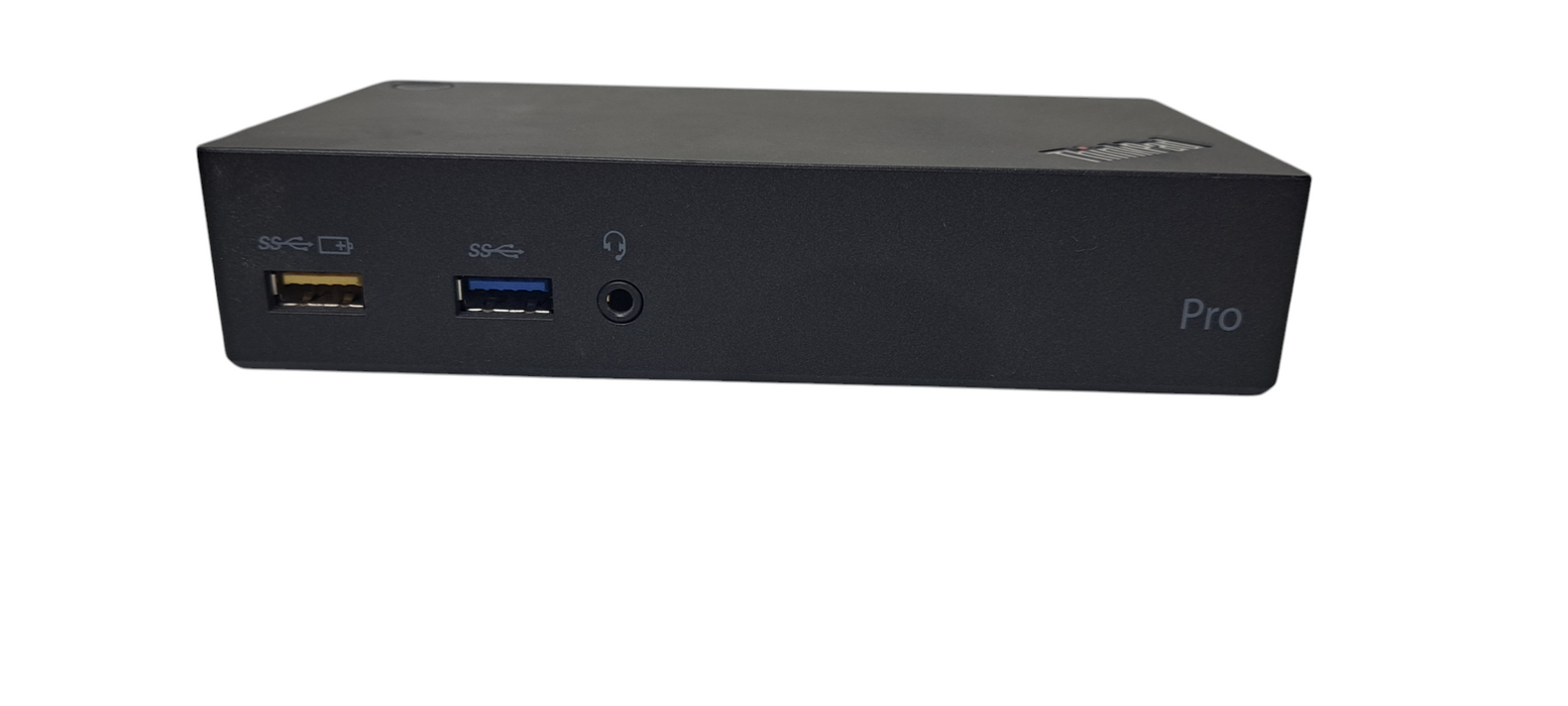 Lenovo ThinkPad USB 3.0 Pro Dock DK1522 Docking Station W/ Adapter