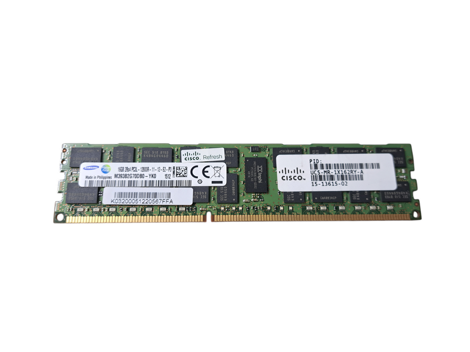 Samsung 16GB 2RX4 PC3L-12800R | DDR3 Server Memory Q