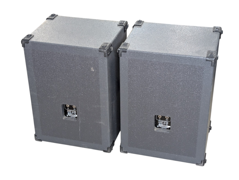 Pair of 2x TOA SL120 PA Passive 8 Ohm 240W Speakers  -