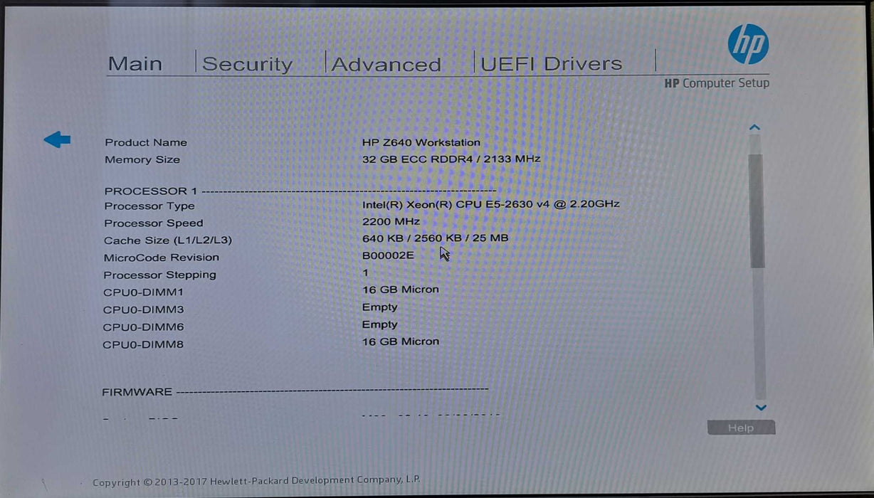 HP Z640 Workstation | Xeon E5-2630 v4 @2.20GHz 10C, 32GB DDR4, Quadro 4000