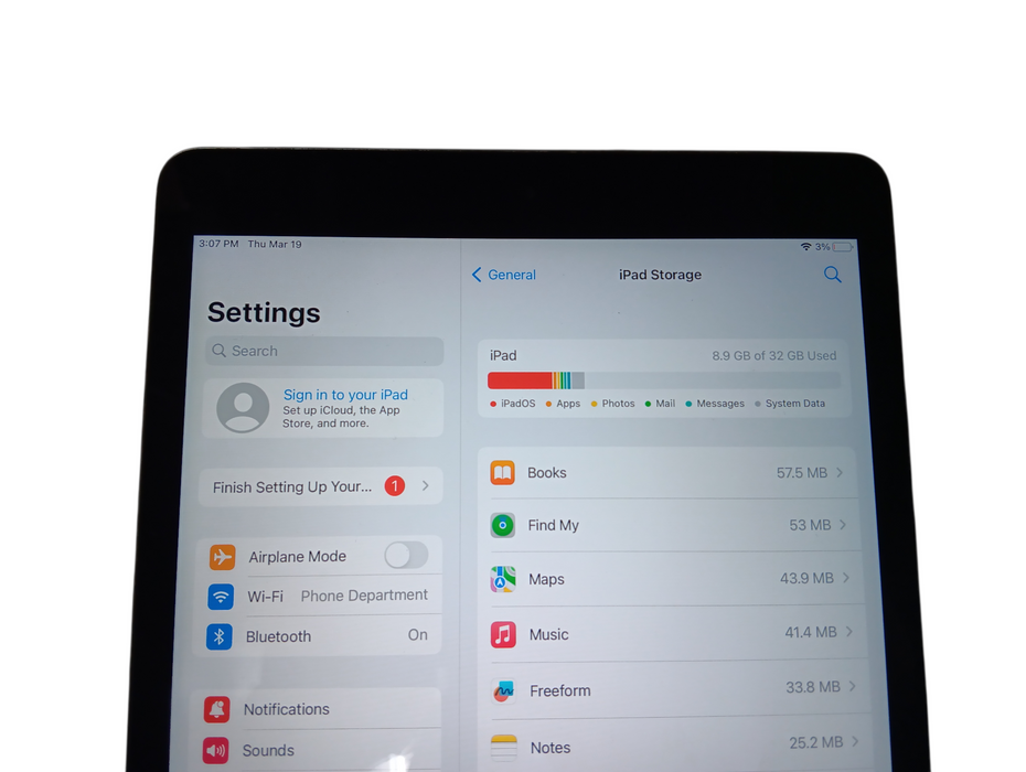 Apple iPad 7th Gen - Space Gray - 32GB [A2197]