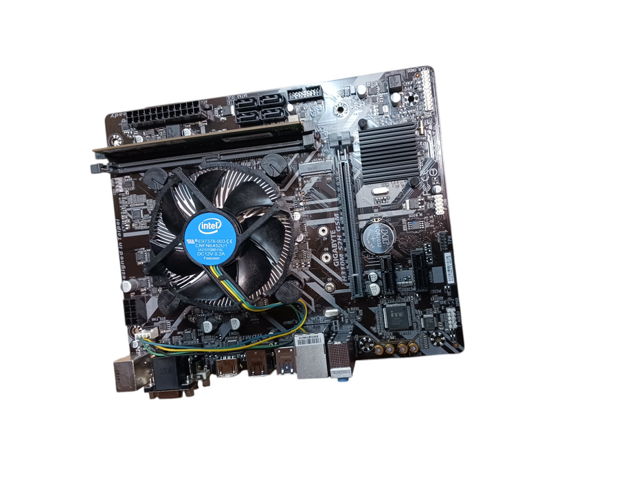 Gigabyte B310M S2H Motherboard Intel i5-8400 CPU 8GB DDR4 No I/O Shield
