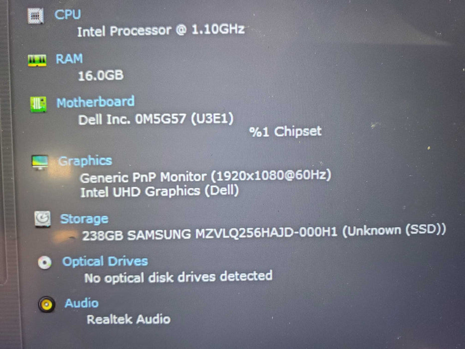 Dell Latitude 7410 TOUCH Core i7-10810U@1.8GHz 16GB RAM 256GB  Lap200