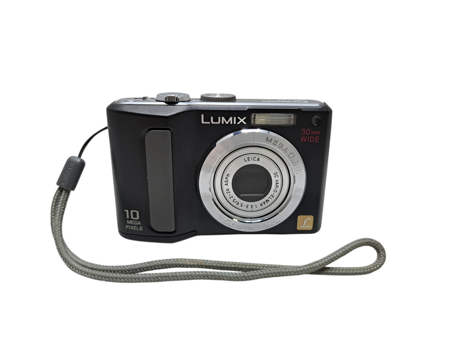 Panasonic LUMIX DMC-LZ10 10MP Digital Camera Black - Tested )
