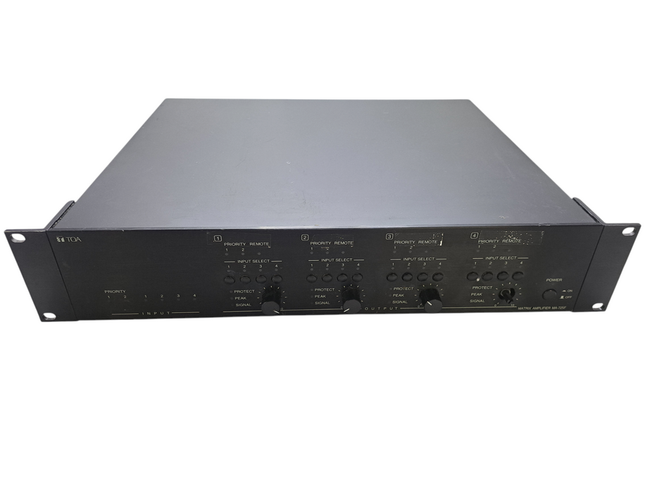 TOA MA-725F 4-Channel 250W Matrix Mixer Power Amplifier )
