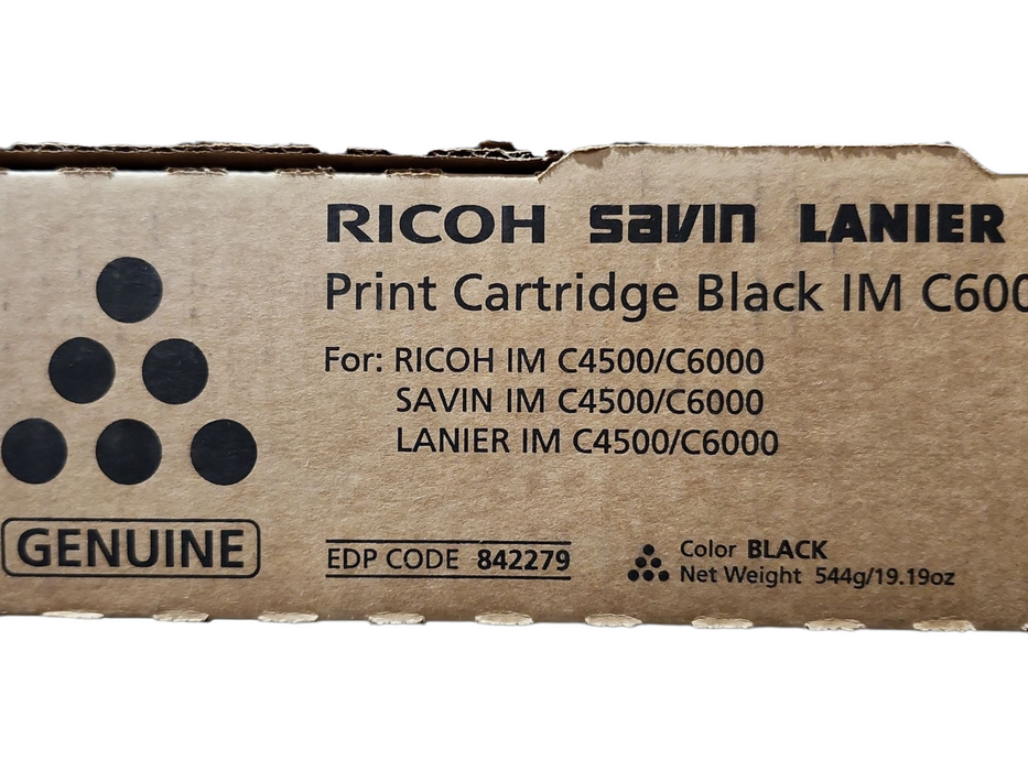 *NEW* Ricoh Savin Lanier MP C6000 toner set 842279, 842280, 842281, 842282