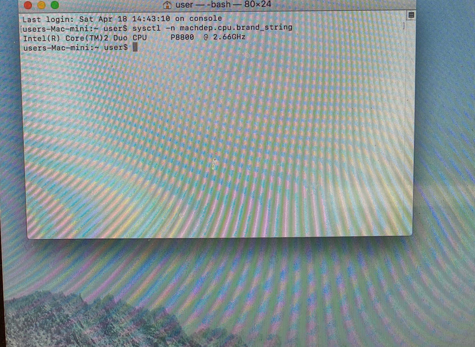 Apple Mac Mini server Mid 2010 C2D P8800 GeForce 320M 4GB RAM 2x500GB HDD