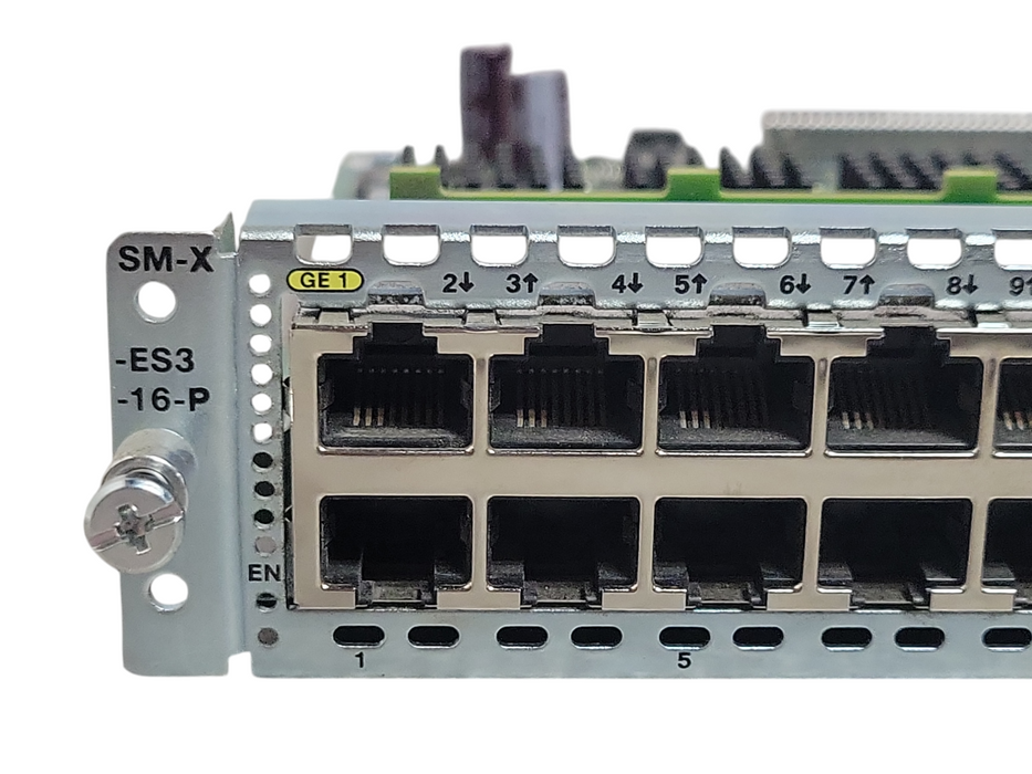 Cisco SM-X-ES3-16-P 16-Port GbE PoE+ SM-X Layer 2/3 EtherSwitch Service Mod _