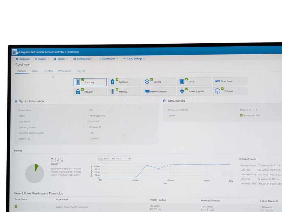 DELL PowerEdge R640 2x Intel Xeon SILVER 4110 32GB RAM 4x 800GB SAS SSD  -