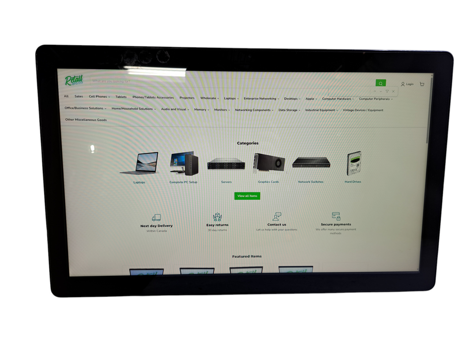 ELO E971081 ESY22i5 POS Touch Screen AiO i5-6500TE, 4GB, 128GB SSD, Wi-Fi