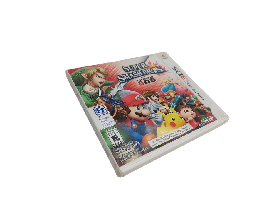 Nintendo 3DS Super Smash Brothers Case & Cartridge with Manual  =