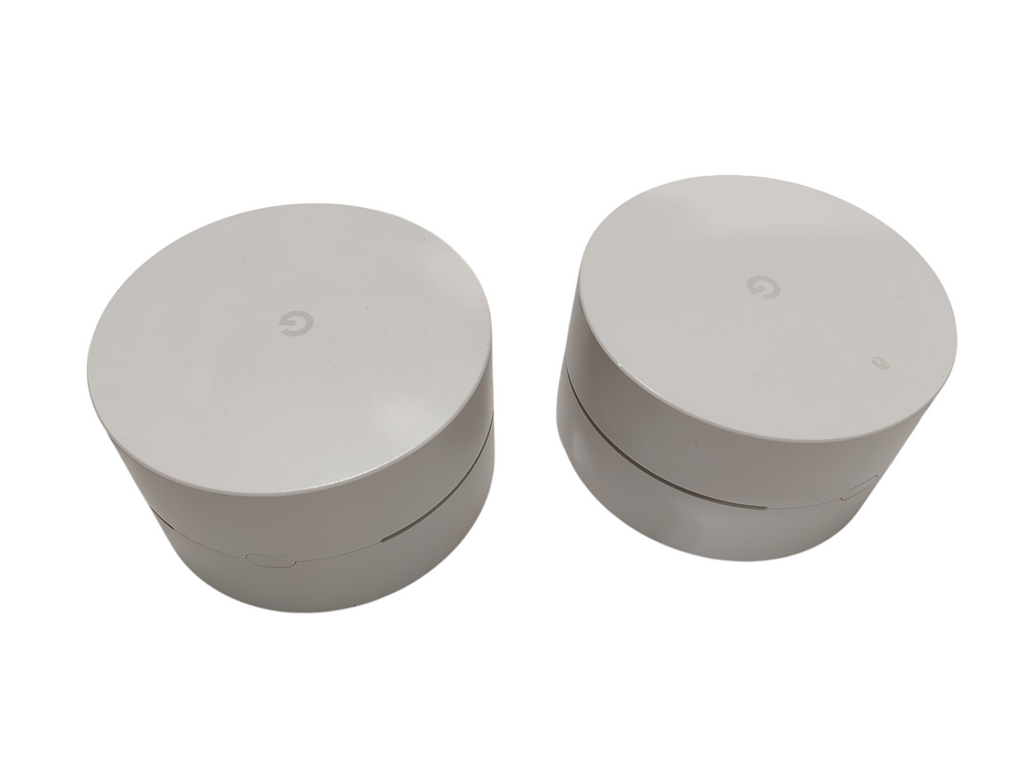 Bundle of 3 Google Wifi Mesh System Router Model: AC-1304  No Adapter =