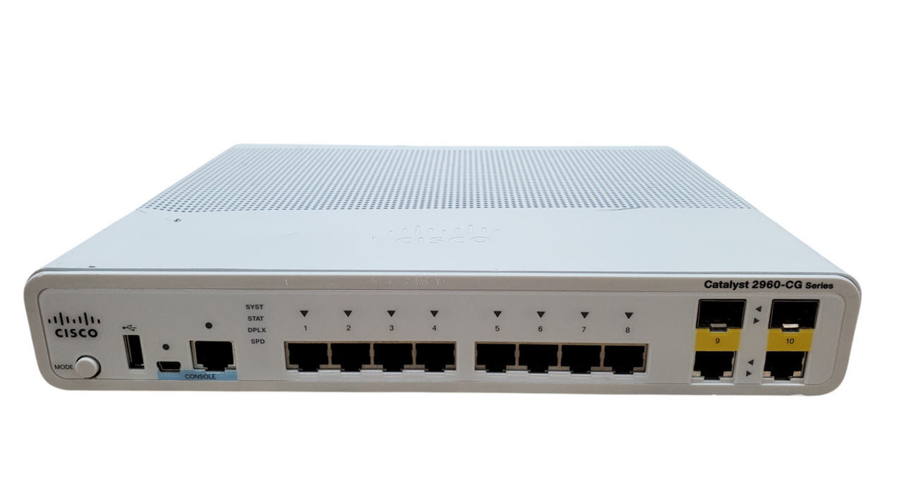 Cisco WS-C2960CG-8TC-L | 8-Port Silent Gigabit Switch Q