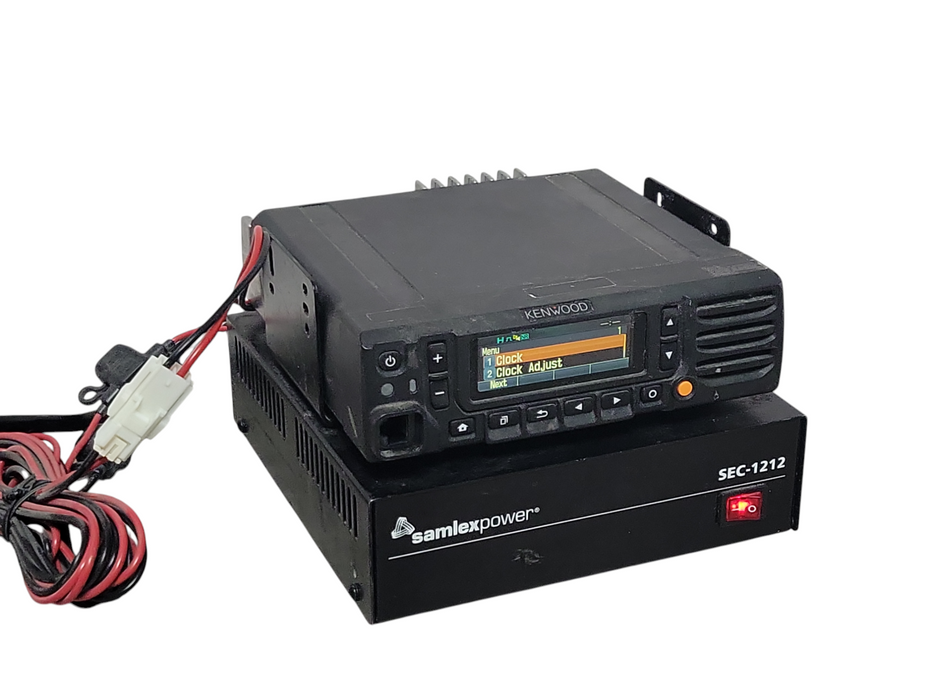Kenwood NX-5800-K2 UHF Digital Transceiver w/ Samlex SEC-1212 Power supply _