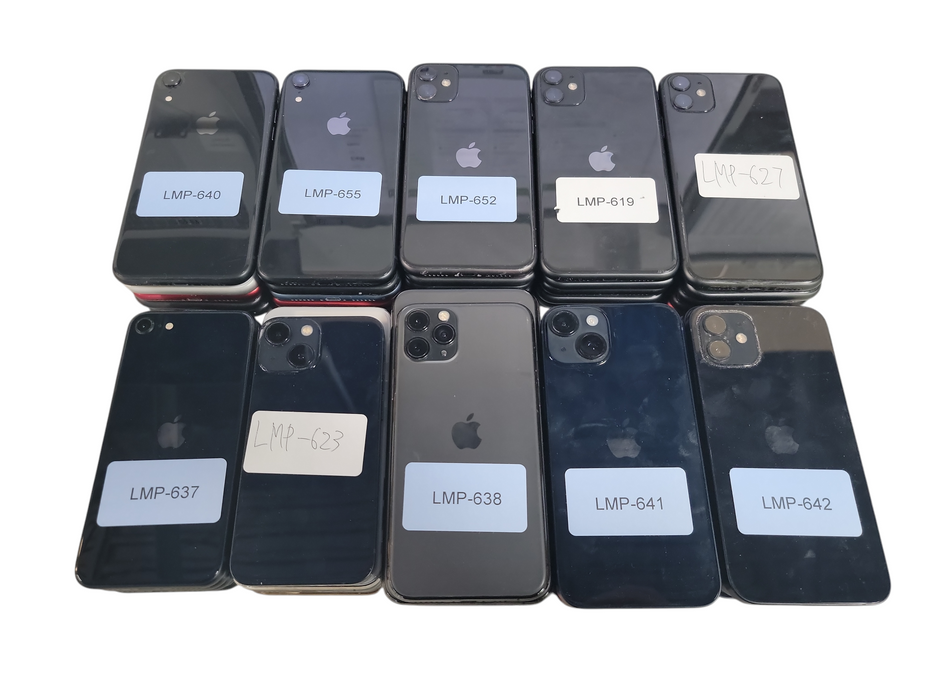 Lot of 50x Apple iPhone's [X & Up | B/ C Condition][LMP-18] (