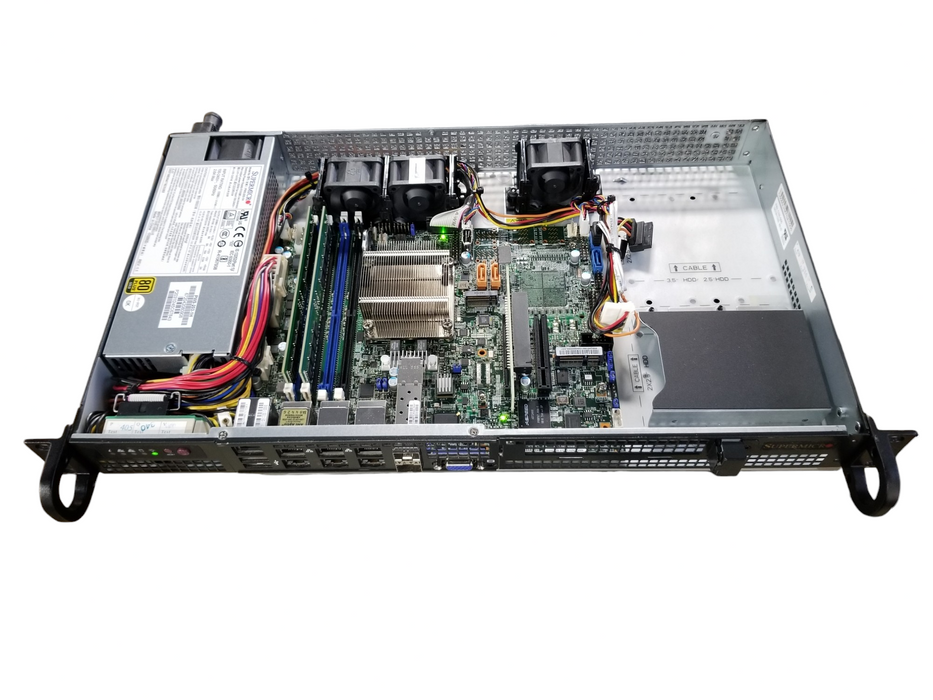 Supermicro 505-2 X10SDV-TP8F Intel Xeon D-1518 @2.20GHz 32GB DDR4 NoHDDs Q