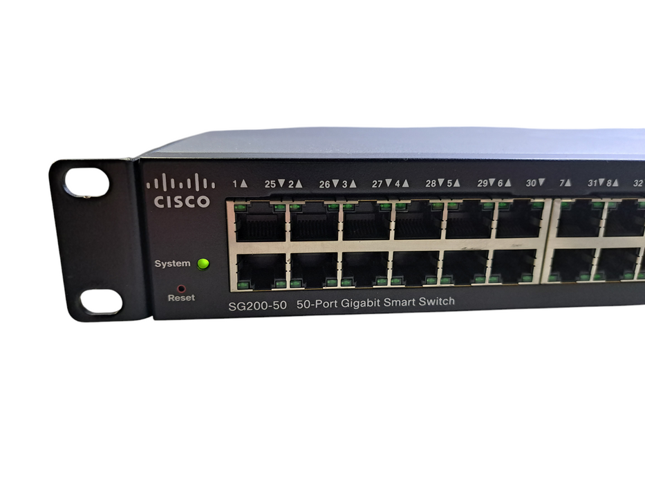 Cisco SG200-50 Small Business 50-Port Gigabit Smart Network Switch Q