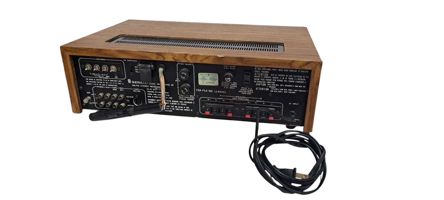 Vinatge Sherwood S-7250 CP Stereo Receiver| READ