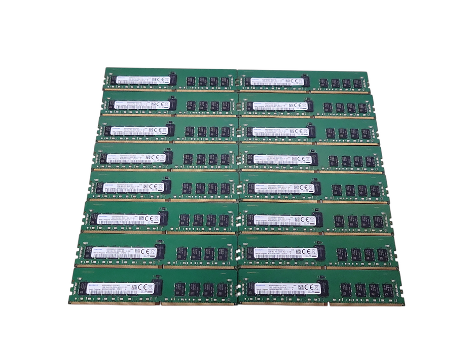 Lot of 16x Samsung 16GB 1Rx4 PC4-2666V-RC2 DDR4 Server RAMs _