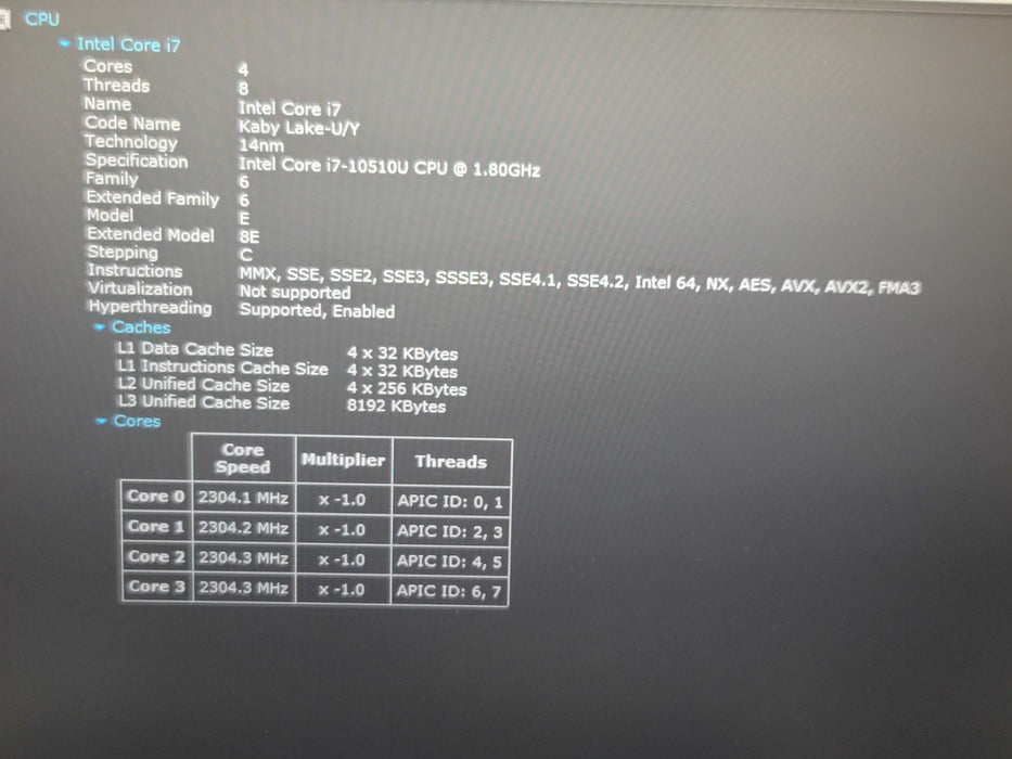 HP ZBook Firefly 14 G7 i7-10510U Quadro P520 16GB DDR4 256GB SSD READ  β Lap200