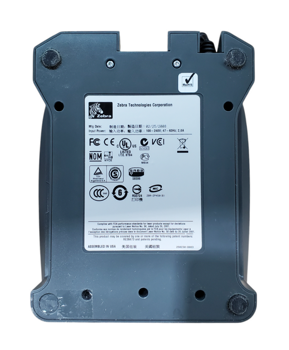 Zebra ZP 500 Plus Thermal Label Printer - ZP500-0103-0020 w/ Power Base