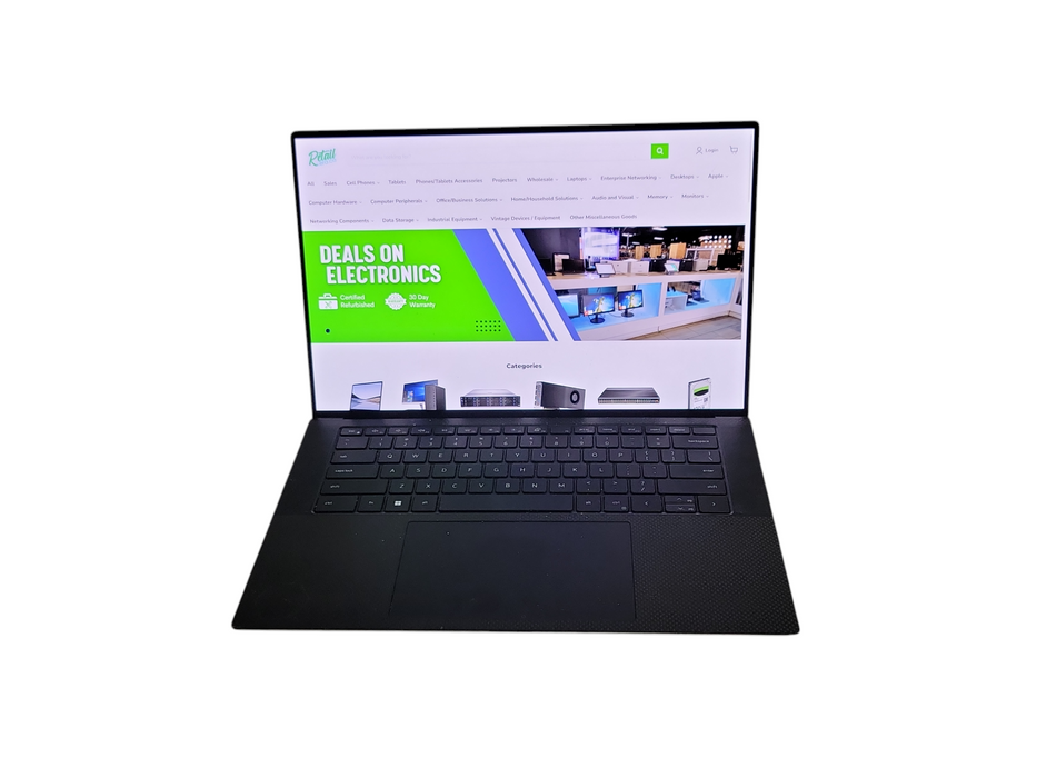 Dell XPS 15 9510 i9-11900H 32GB DDR4 RTX 3050Ti, 256GB NVMe, Touch, READ _ Lap200