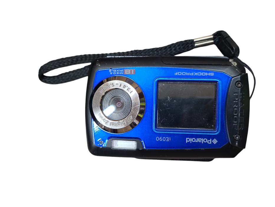 POLAROID CAMERA IE 090 18MP UNDERWATER DIGITAL CAMERA BLUE