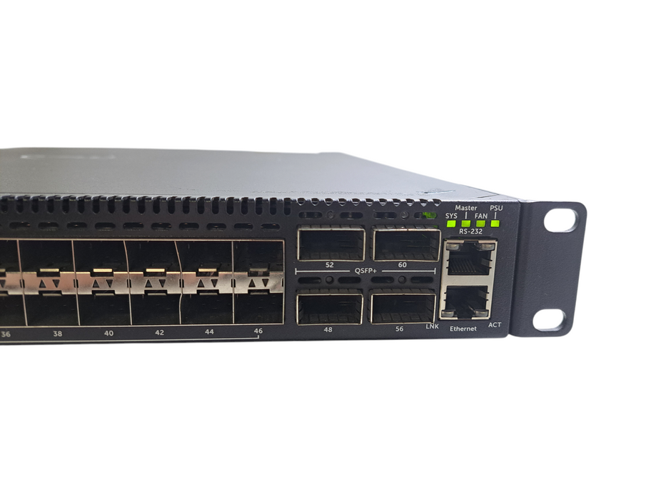 Dell Force10 S4810P-AC | 48-Port 10G SFP+, 4x 40G QSFP+ Switch | Dual AC )