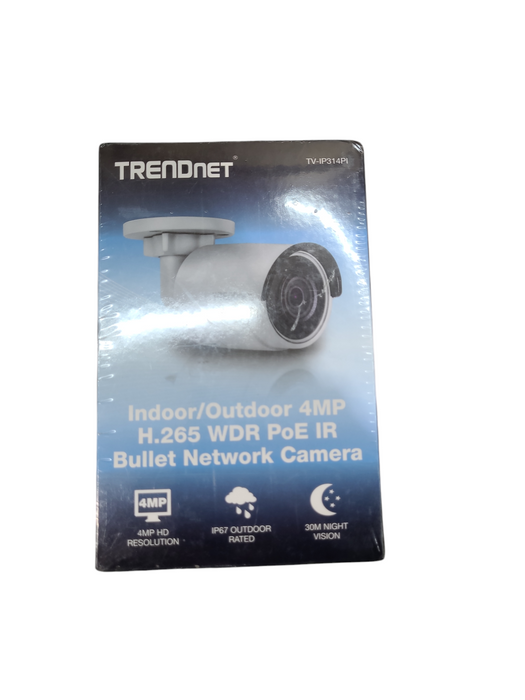 Trendnet TV-IP314PI Indoor/Outdoor 4MP PoE IR Bullet Network Camera