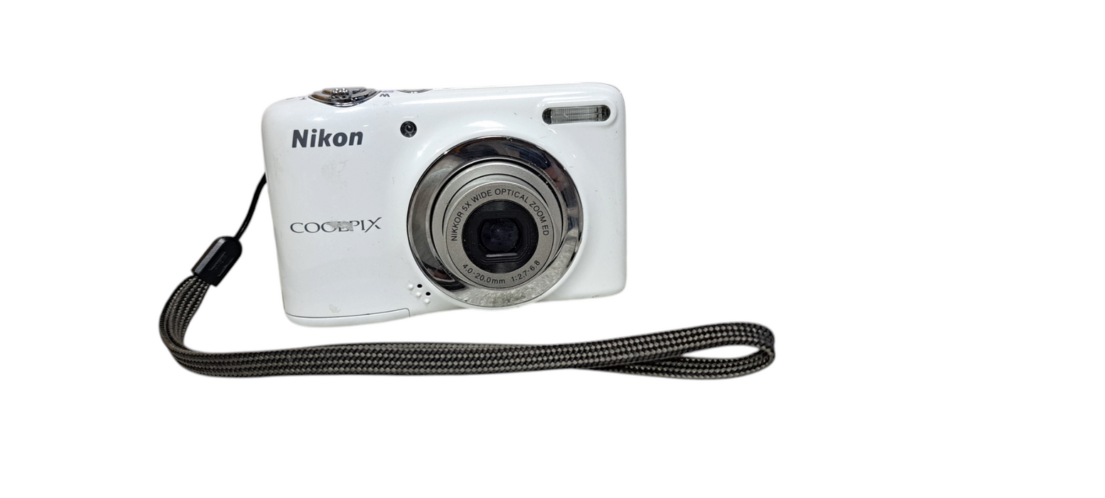 Nikon Coolpix L25 White Digital Camera