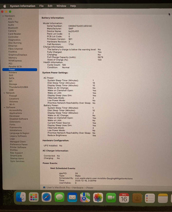 Apple MacBook Pro 15" 2018 i7-8750H 32GB 512SSD Radeon Pro 555X GPU READ