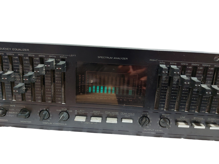 ADC Sound Shaper 30 Stereo Frequency Equalizer Spectrum Analyzer Model:SS30 =