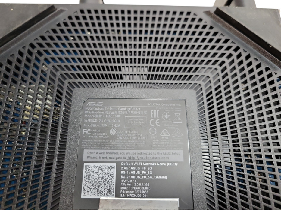 ASUS ROG Rapture GT-AC5300 Tri-Band Gigabit WiFi Gaming Router  %
