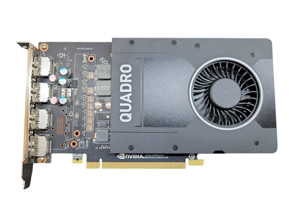NVIDIA Quadro P2000 5GB GDDR5 Graphics Card, 4x DisplayPort !