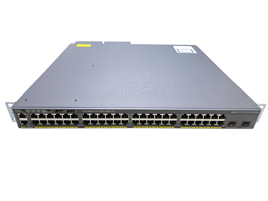 Cisco WS-C2960XR-48FPD-I V02 | 48x Gigabit PoE+ 740W Switch w/ 2x 1025WAC