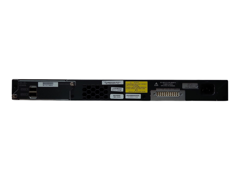 Cisco WS-C2960X-48FPD-L, 48-Port Gigabit PoE+ 2x10G SPF, Stack Module